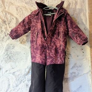 Kids' Purple and Black Winter Jacket
